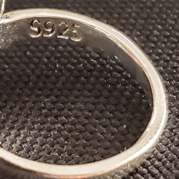 .925 Sterling Silver Gorgeous Rose Vine Rong - Picture 6 of 9